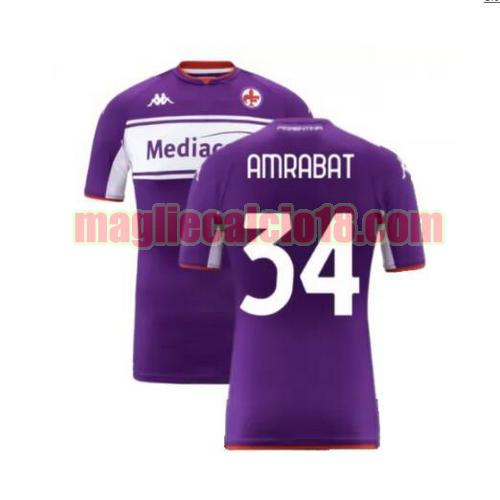 maglia fiorentina 2021-2022 prima amrabat 34