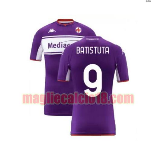 maglia fiorentina 2021-2022 prima batistuta 9