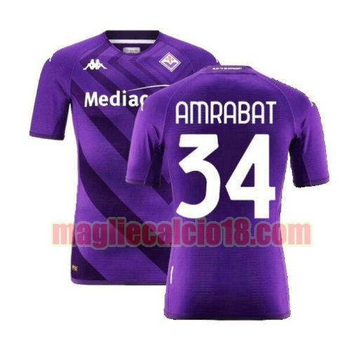 maglia fiorentina 2022-2023 prima amrabat 34