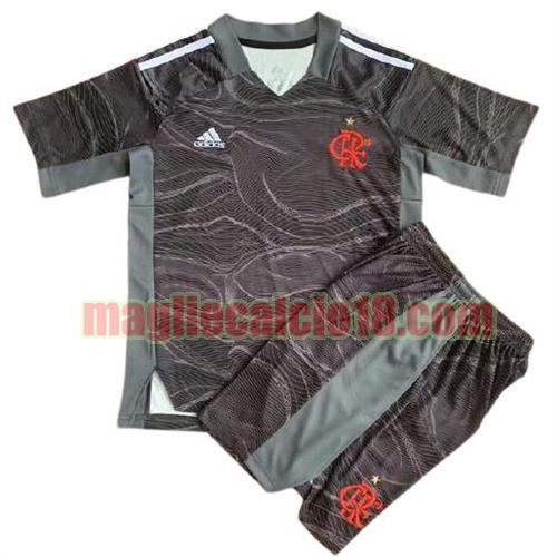 maglia flamengo 2021-2022 portiere nero bambino