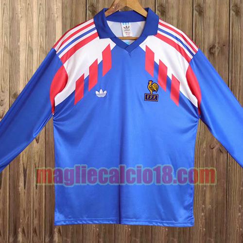 maglia francia 1988-1990 prima maniche lunghe