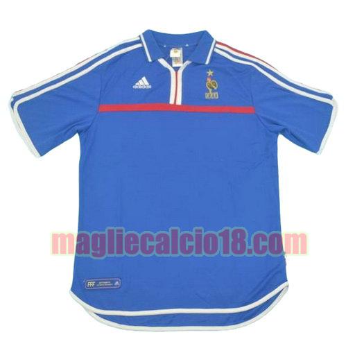 maglia francia 2000 prima divisa manica corta