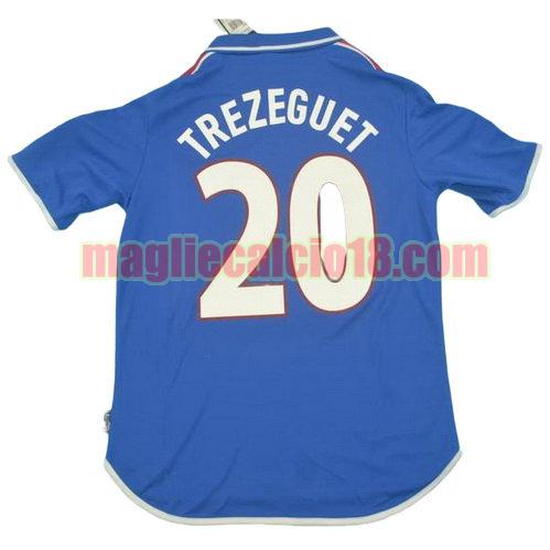 maglia francia 2000 prima divisa trezeguet 20