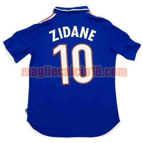 maglia francia 2000 prima divisa zidane 10