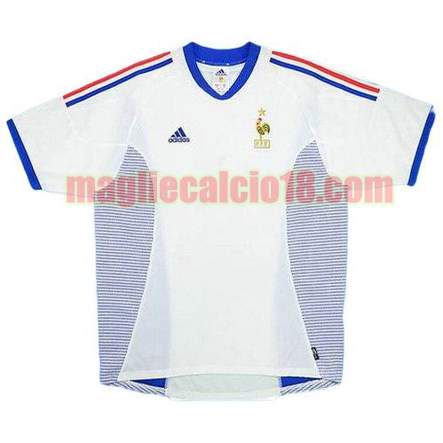 maglia francia coppa del mondo 2002 seconda divisa manica corta