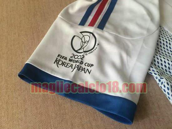 maglia francia coppa del mondo 2002 seconda divisa manica corta