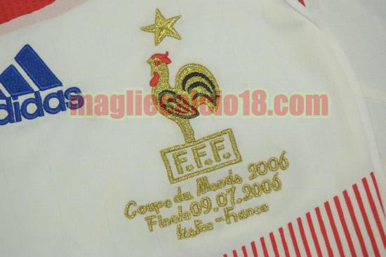 maglia francia coppa del mondo 2006 seconda divisa manica corta