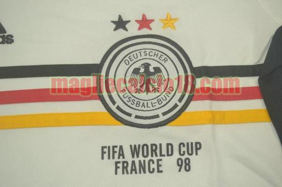maglia germania coppa del mondo 1998 prima divisa manica corta