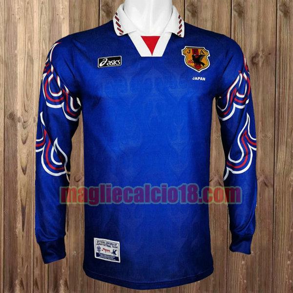 maglia giappone 1996 prima divisa blu manica lunga
