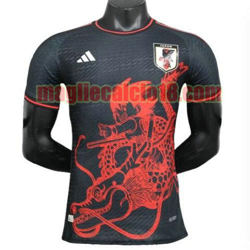maglia giappone 2024-2025 nero rosso drago player version goku special edition