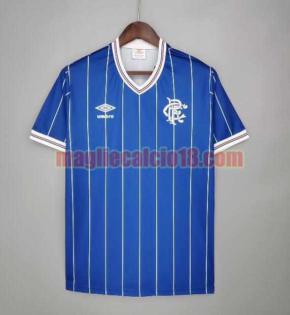 maglia glasgow rangers 1982-1983 prima divisa manica corta