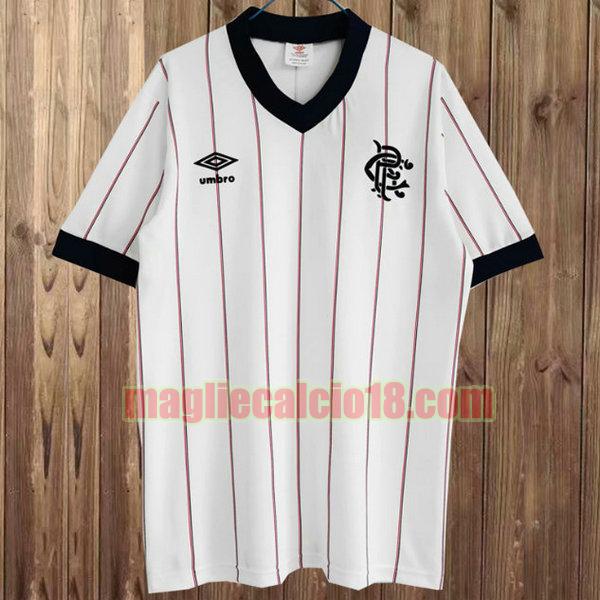 maglia glasgow rangers 1982-1983 seconda divisa bianca