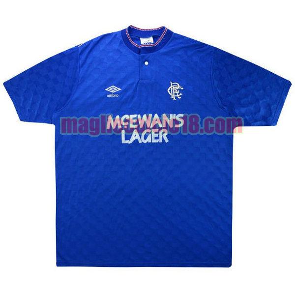 maglia glasgow rangers 1987-1990 prima divisa blu