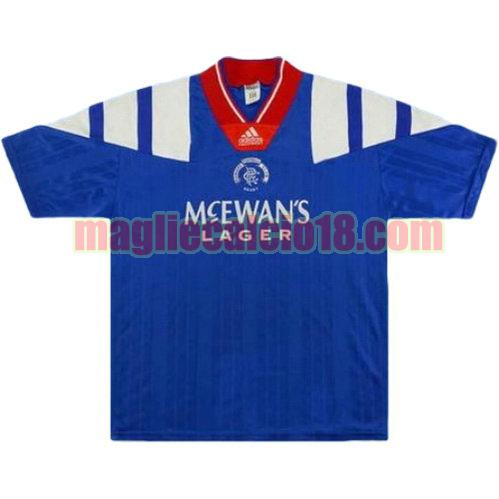 maglia glasgow rangers 1992-1994 prima divisa manica corta