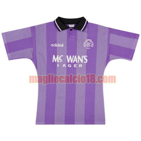 maglia glasgow rangers 1994-1995 terza divisa viola