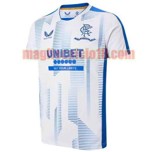 maglia glasgow rangers 2021-2022 allenamento pre partita-bianco-blu