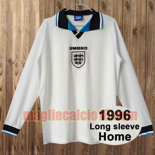 maglia inghilterra 1996 prima manica lunga