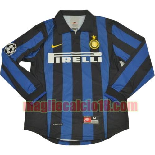 maglia inter 1998-1999 prima divisa manica lunga