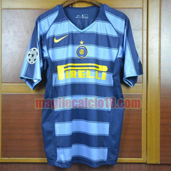 Maglia inter 2004 2005 terza blu a poco prezzo