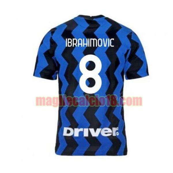maglia inter milan 2020-2021 prima ibrahimovic 8