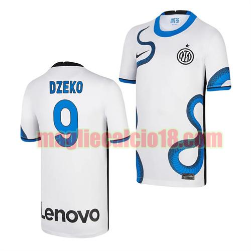 maglia inter 2021-2022 seconda edin dzeko 9