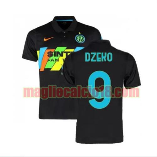 maglia inter 2021-2022 terza dzeko 9