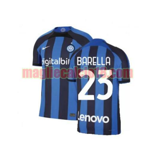 maglia inter milan 2022-2023 prima barella 23