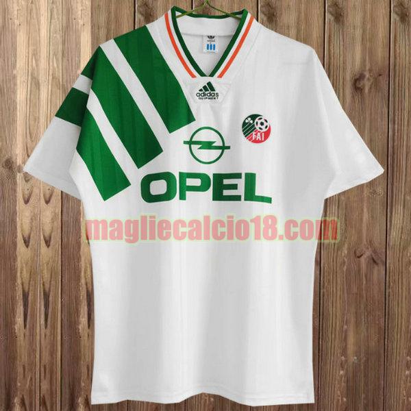 maglia irlanda 1993-1994 seconda bianco