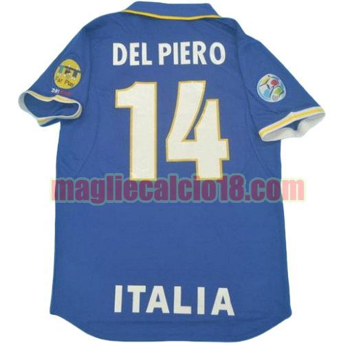 maglia italia 1996 prima divisa del piero 14