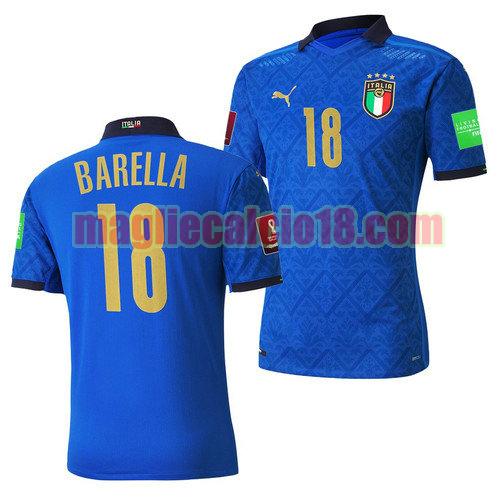maglia italia 2020-2021 prima nicolo barella 18