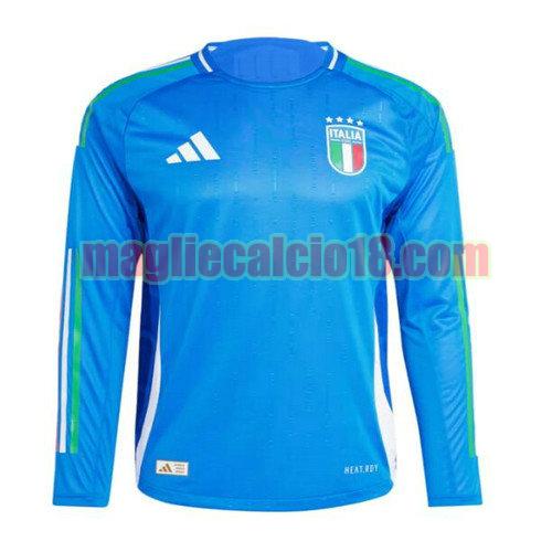 maglia italia 2024-2025 manica lunga seconda