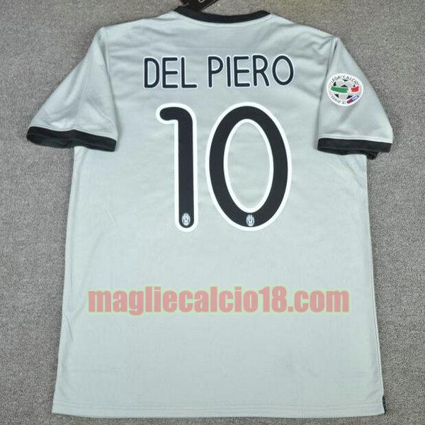 maglia juventus 2009-2010 seconda grigiodel piero 10