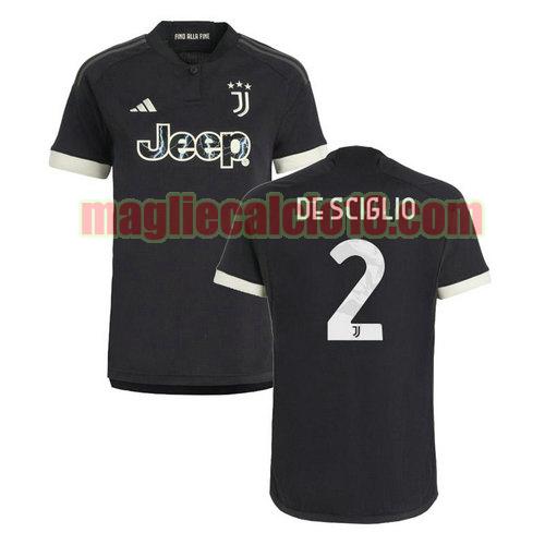 maglia juventus 2023-2024 de sciglio terza