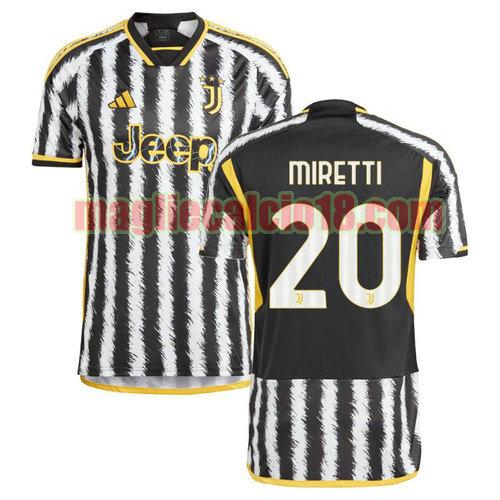 maglia juventus 2023-2024 miretti 20 prima