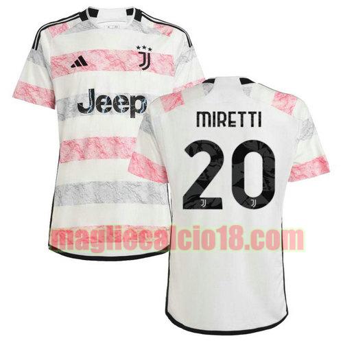 maglia juventus 2023-2024 miretti 20 seconda