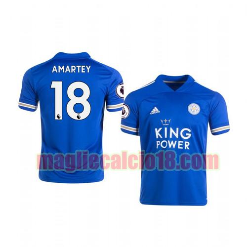 maglia leicester city 2020-2021 prima daniel amartey 18