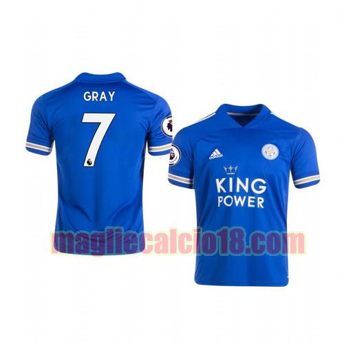 maglia leicester city 2020-2021 prima demarai gray 7