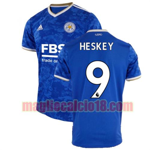 maglia leicester city 2021-2022 prima heskey 9