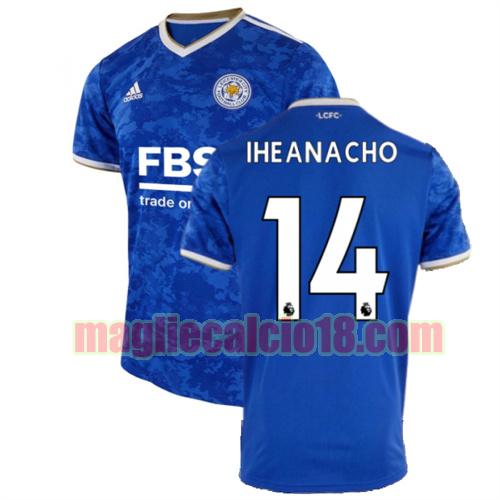 maglia leicester city 2021-2022 prima iheanacho 14