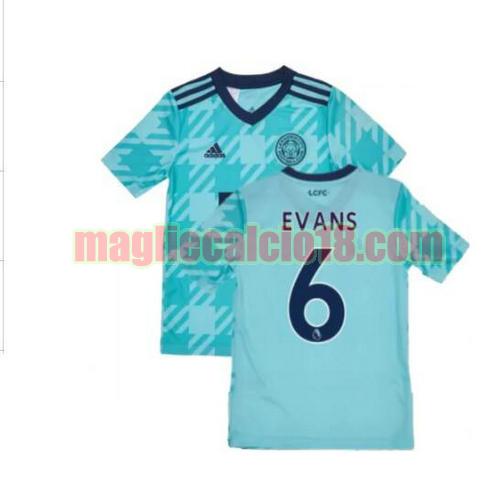 maglia leicester city 2021-2022 seconda evans 6