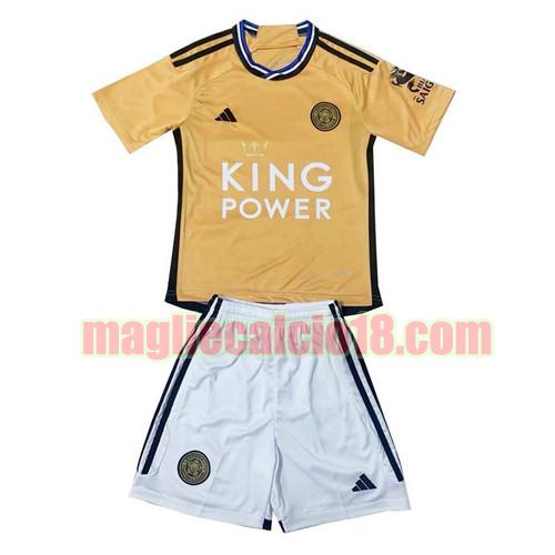 maglia leicester city 2023-2024 bambino terza