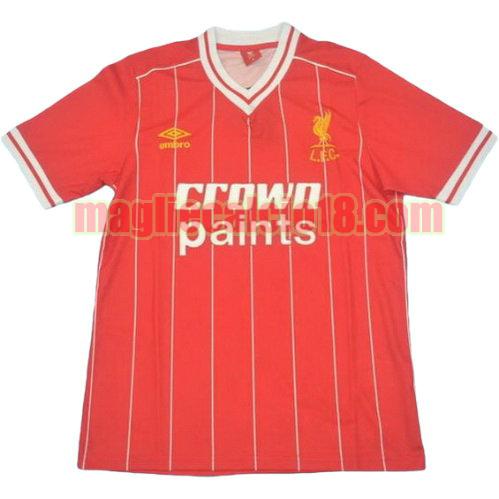 maglia liverpool 1981-1984 prima divisa manica corta