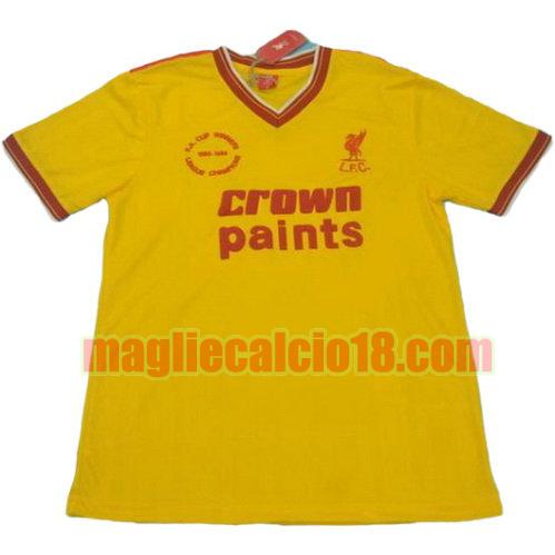 maglia liverpool 1985-1986 seconda divisa manica corta