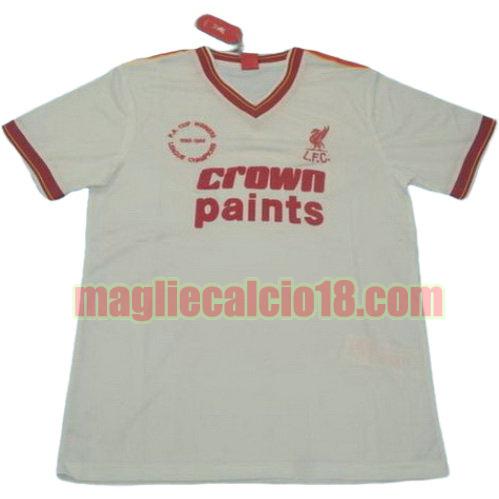 maglia liverpool 1985-1986 terza divisa manica corta