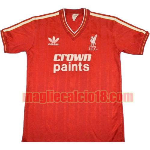 maglia liverpool 1985-1987 prima divisa manica corta