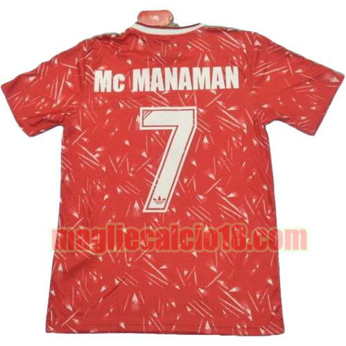 maglia liverpool 1989-1990 prima divisa mc manaman 7