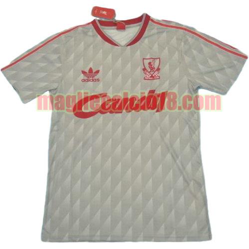 maglia liverpool 1989-1991 seconda divisa manica corta
