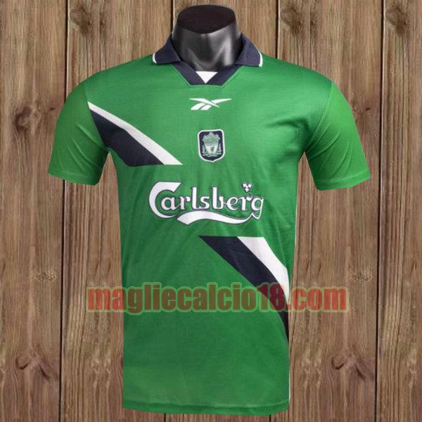 maglia liverpool 1999-2000 seconda verde