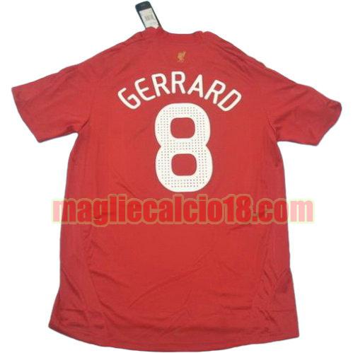 maglia liverpool 2008-2010 prima divisa gerrard 8