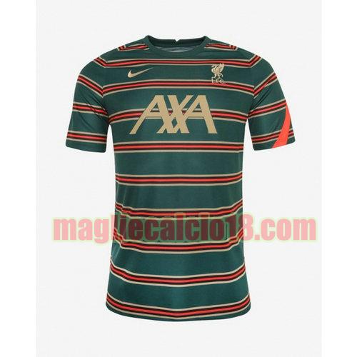 maglia liverpool 2021-2022 formazione verde